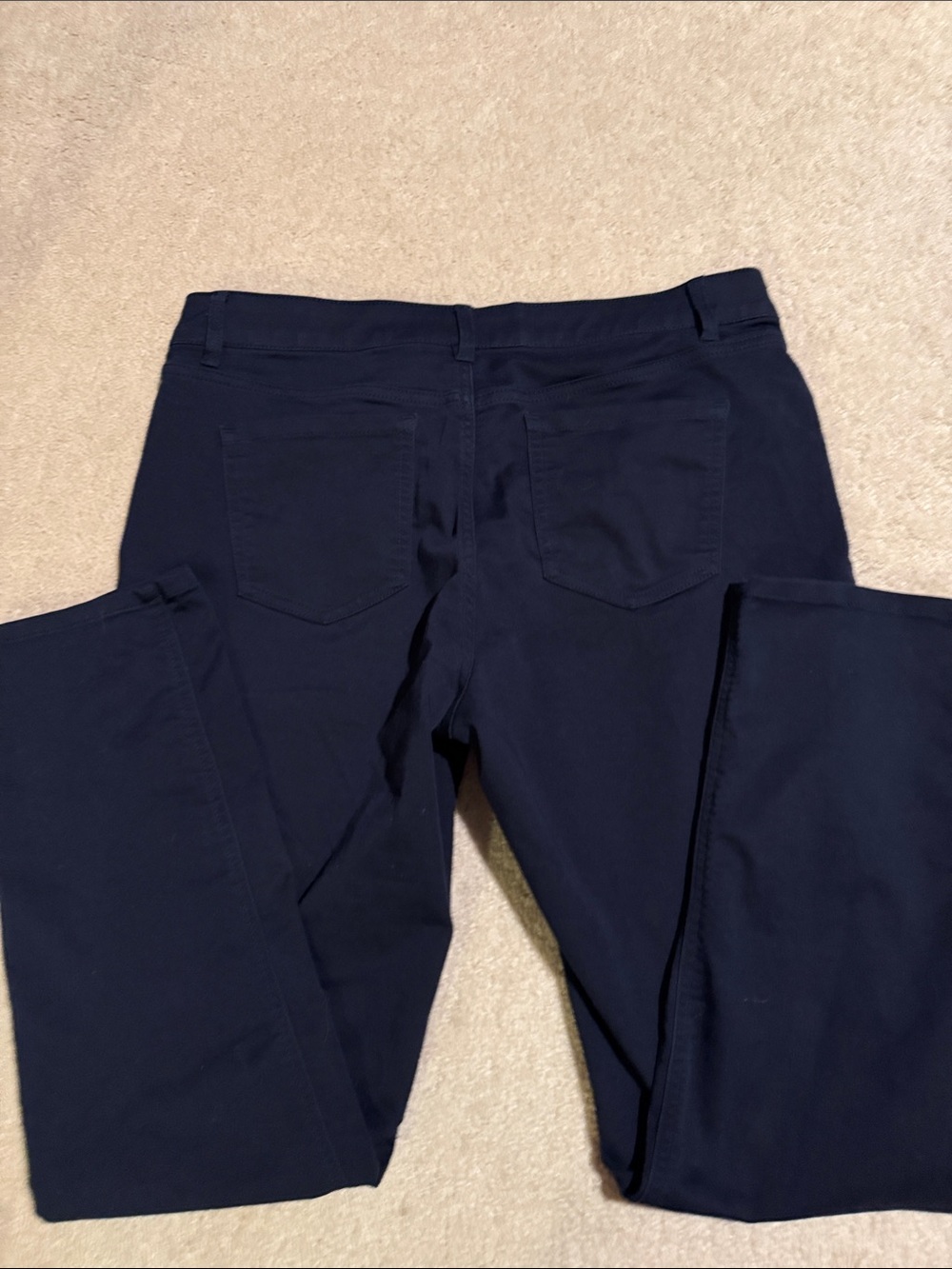 Liz Claiborne Dark Navy Sara Slim Leg Mid Rise Pants - Picture 9 of 9